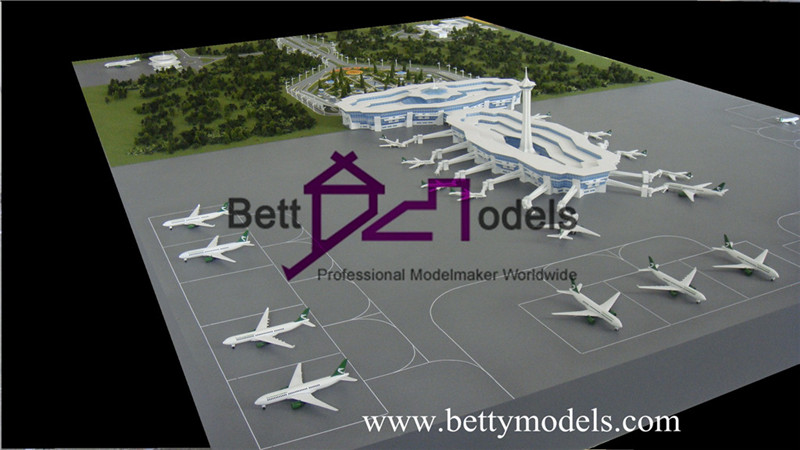 arkitektoniska flygplatsmodeller