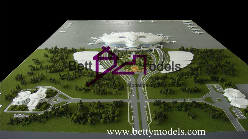 arkitektoniska flygplatsmodeller