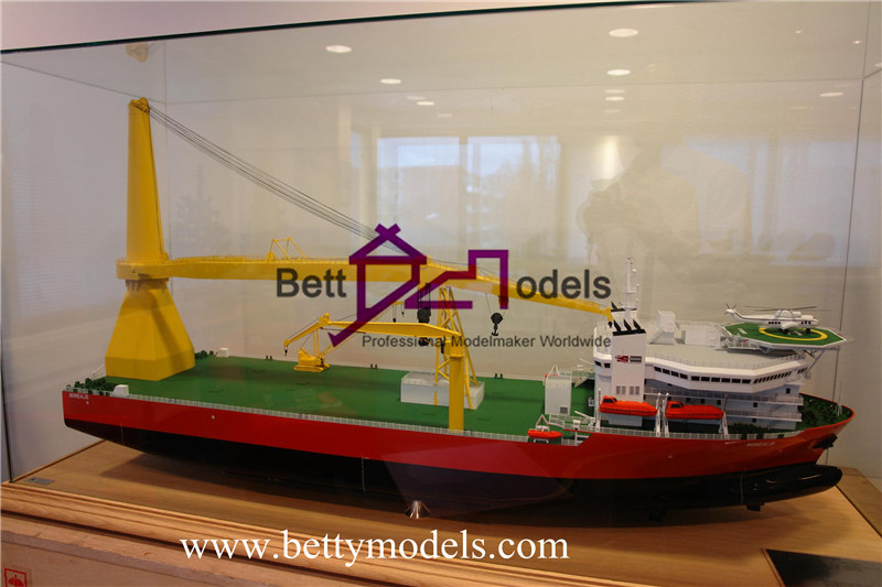 Modeller för arbetsfartyg i Korea